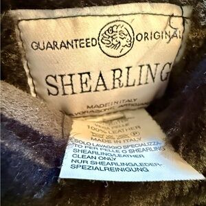 Galotti Chocolate Brown Suede/Shearling Leather Jacket Size 56